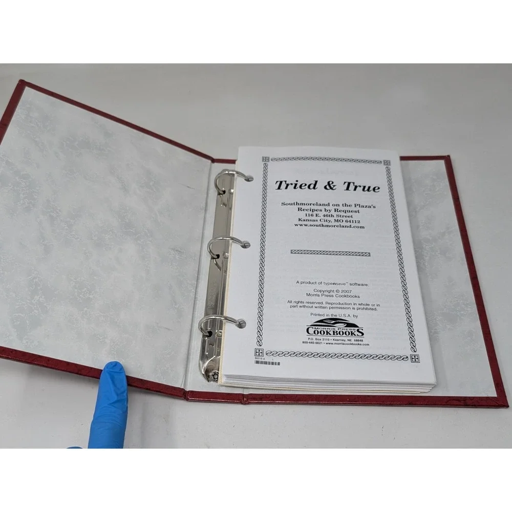 Tried And True Southmoreland On The Plaza Kansas City Resturant Cookbook Recipes